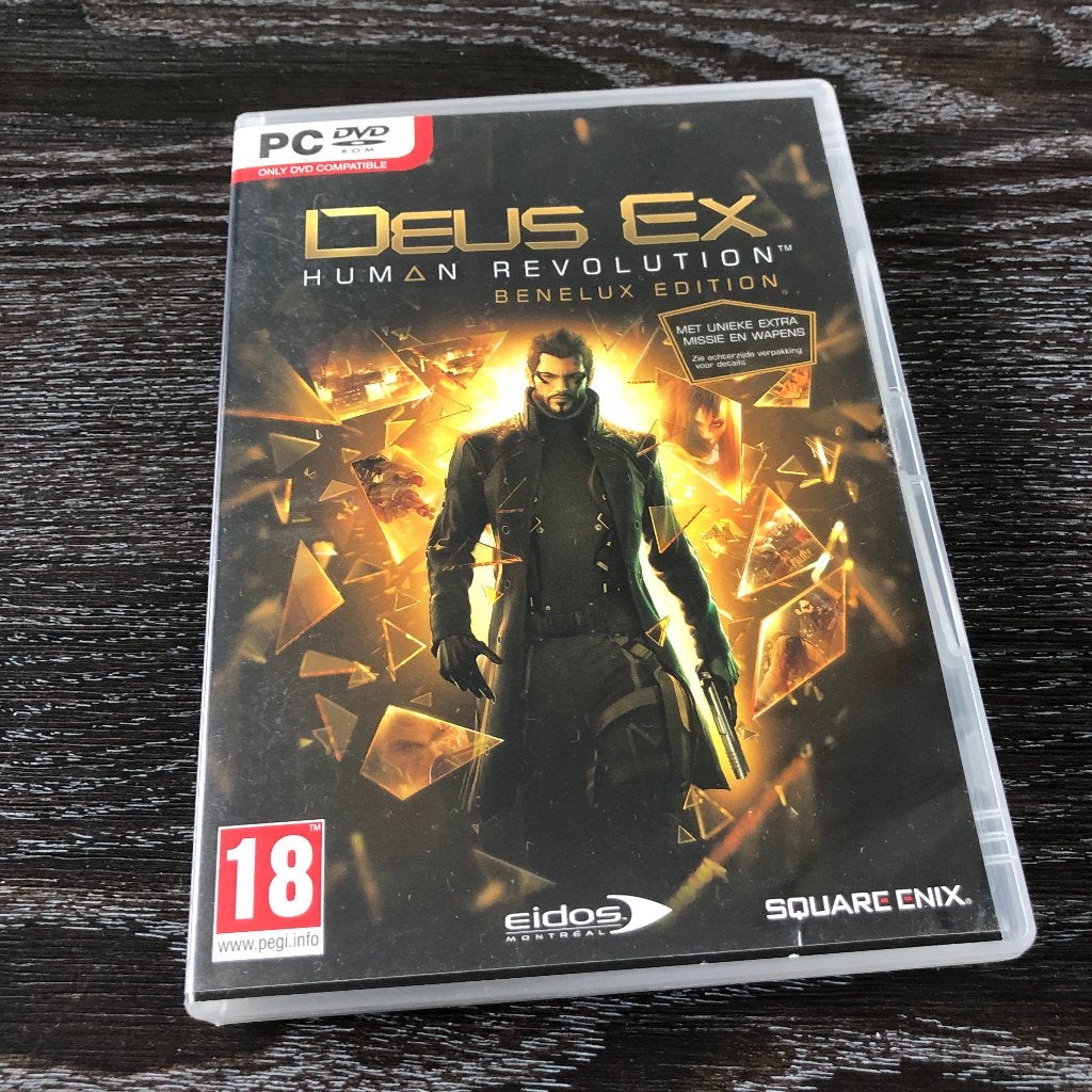 PC DVD-ROM Game – Deus Ex Human Revolution Eidos, Gebruikt, Vanaf 18 jaar, 1 speler, Ophalen of Verzenden