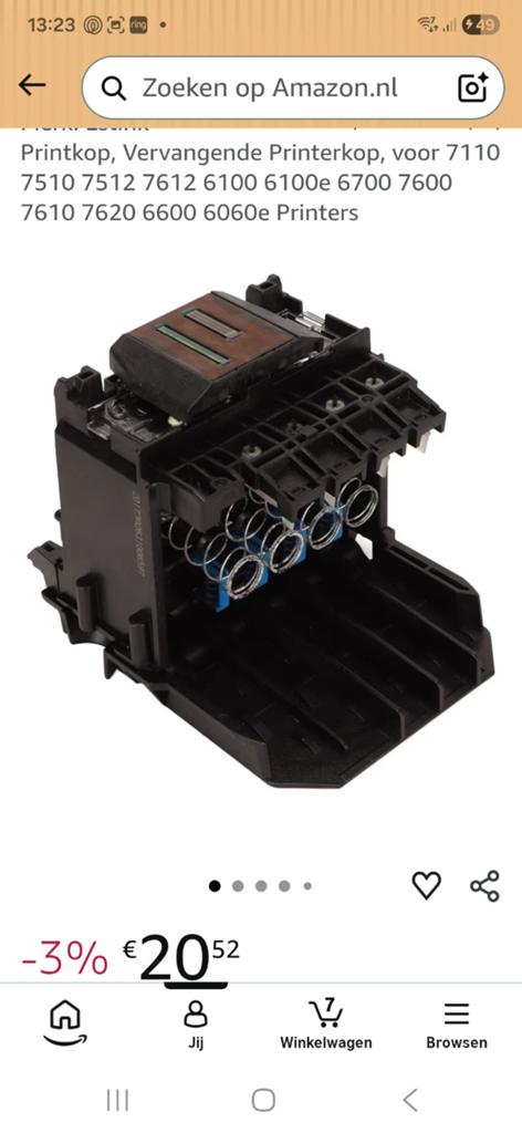 Printkop voor HP 7110, 7510, 7512, 7612, 6100, 6100e, 6700, Computers en Software, Printers, Kleur printen, Printer, Inkjetprinter