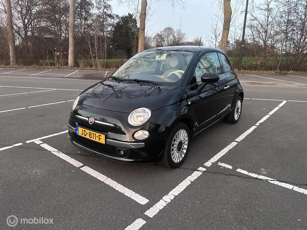 Fiat 500 1.2 Lounge glazendak, Euro 5, Stof, Gebruikt, 1242 cc