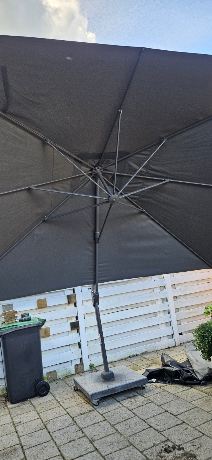 Foto 3 van schotelparasol