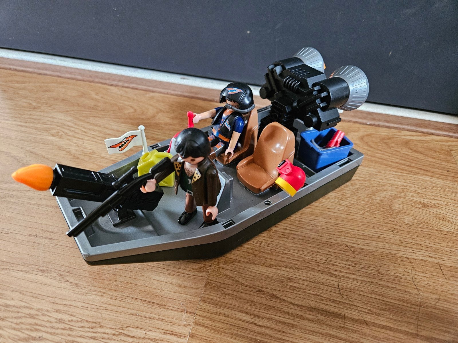 Playmobil schatjagers boot met kanon stropers, Ophalen of Verzenden, Gebruikt, Complete set