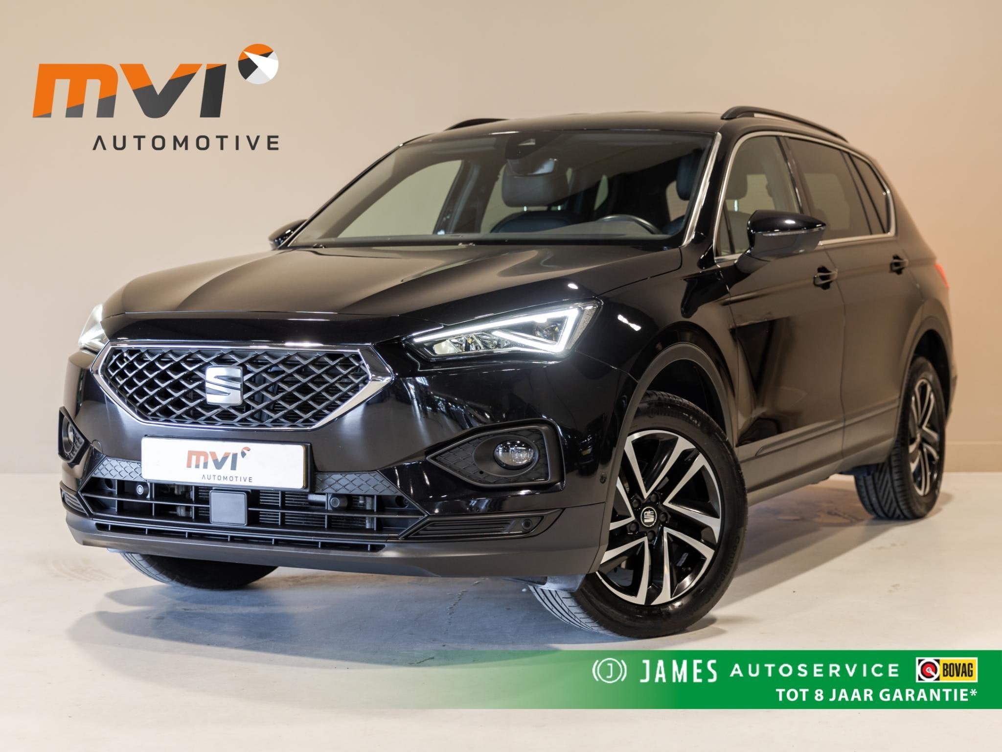 SEAT Tarraco 1.5 TSI Style Business Intense / 150pk / Achter, Auto's, Dealer onderhouden, Stof, 4 cilinders, Zwart