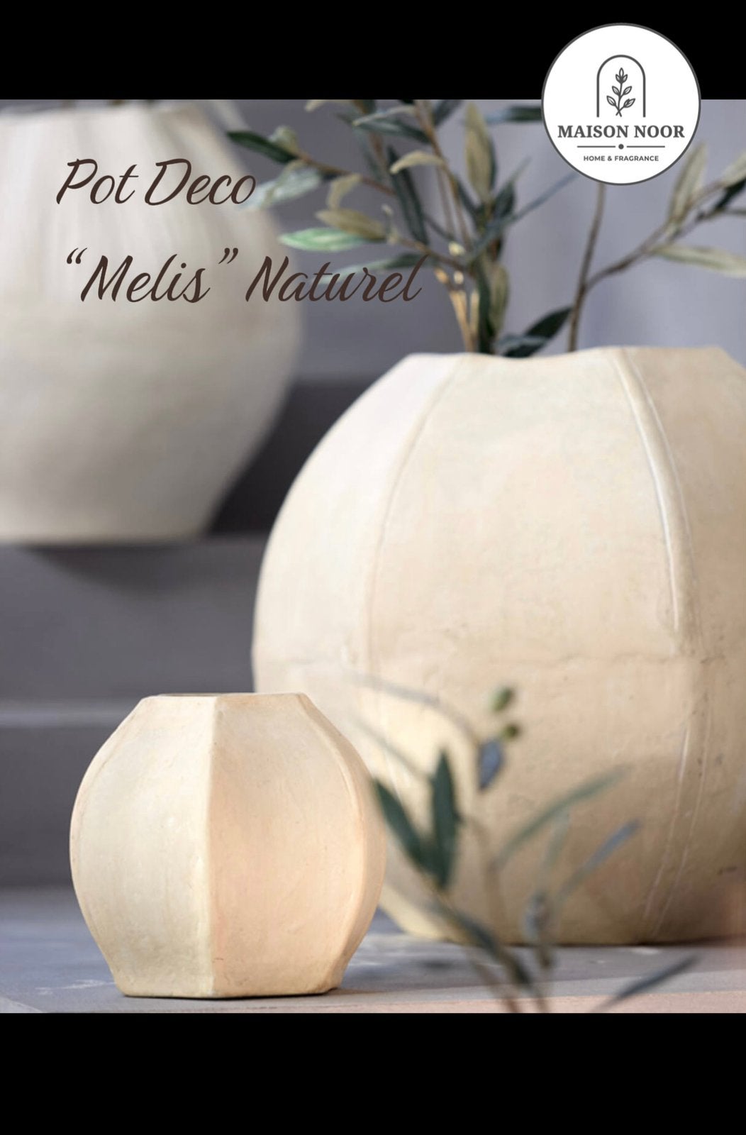 Light & Living Pot Melis Naturel, Ophalen, Overige materialen, Overige kleuren, Nieuw