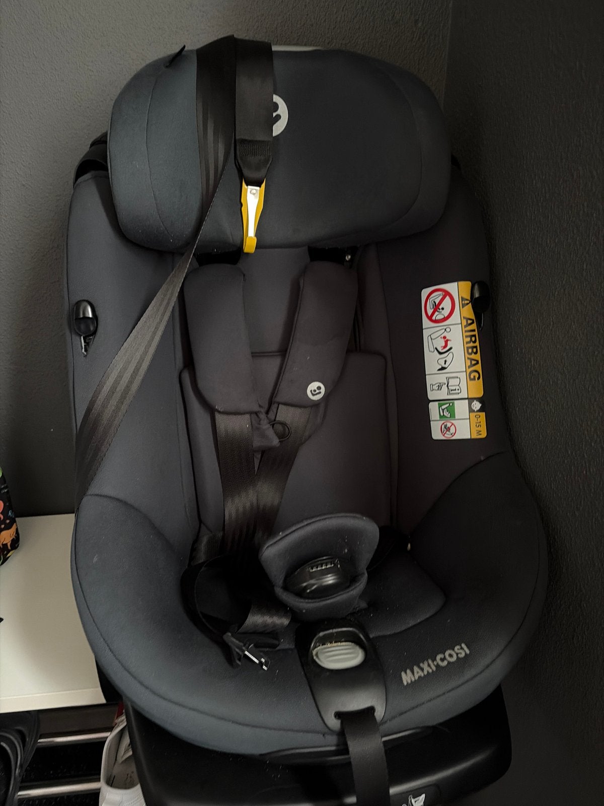 Maxi-Cosi AxissFix Authentic Graphite, 0 t/m 18 kg, Ophalen of Verzenden, Zo goed als nieuw, Isofix