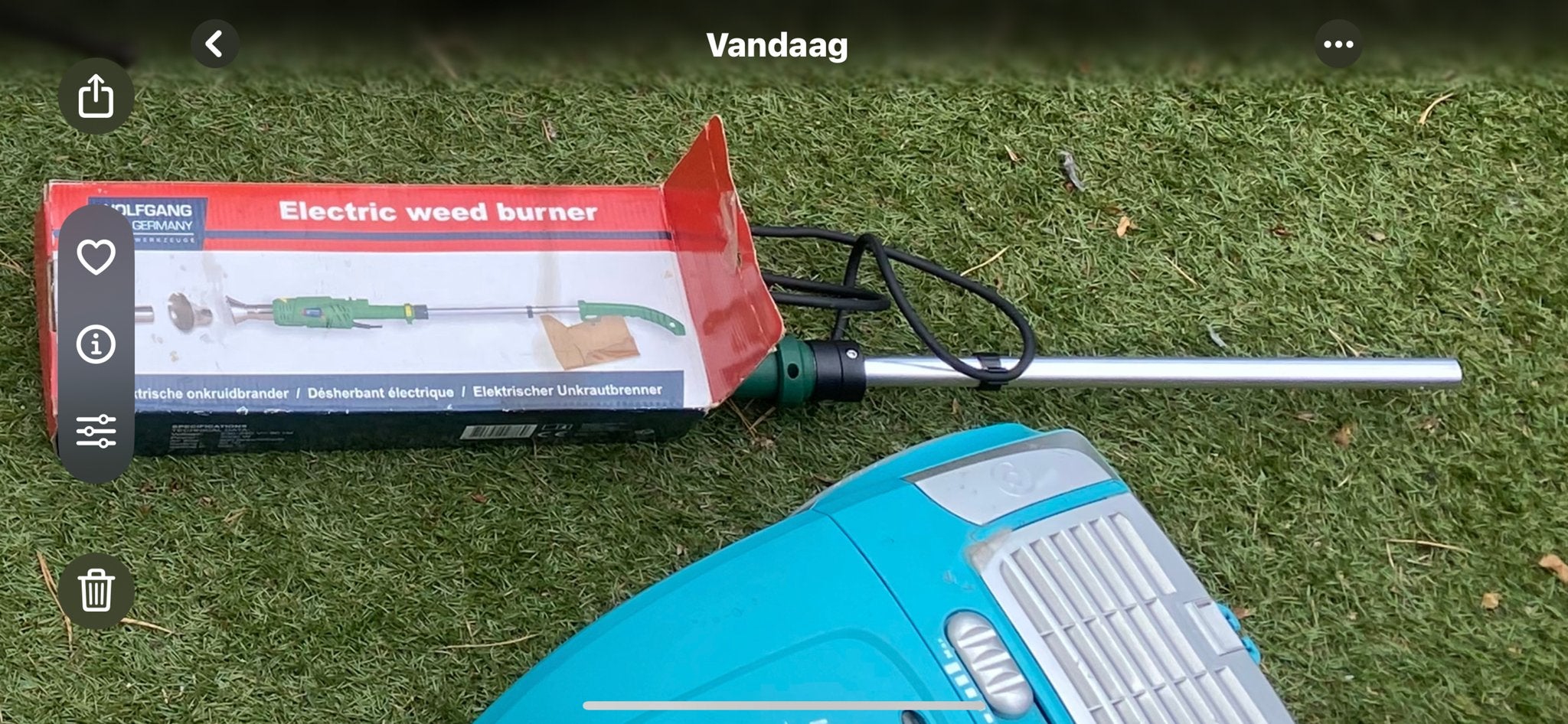 Wolfgang Germany Elektrische Onkruidbrander 2000W, Ophalen, Nieuw
