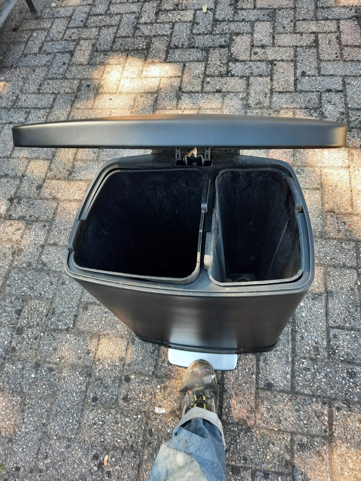 afval bak, Huis en Inrichting, Woonaccessoires | Prullenbakken, 40 liter of meer, Ophalen