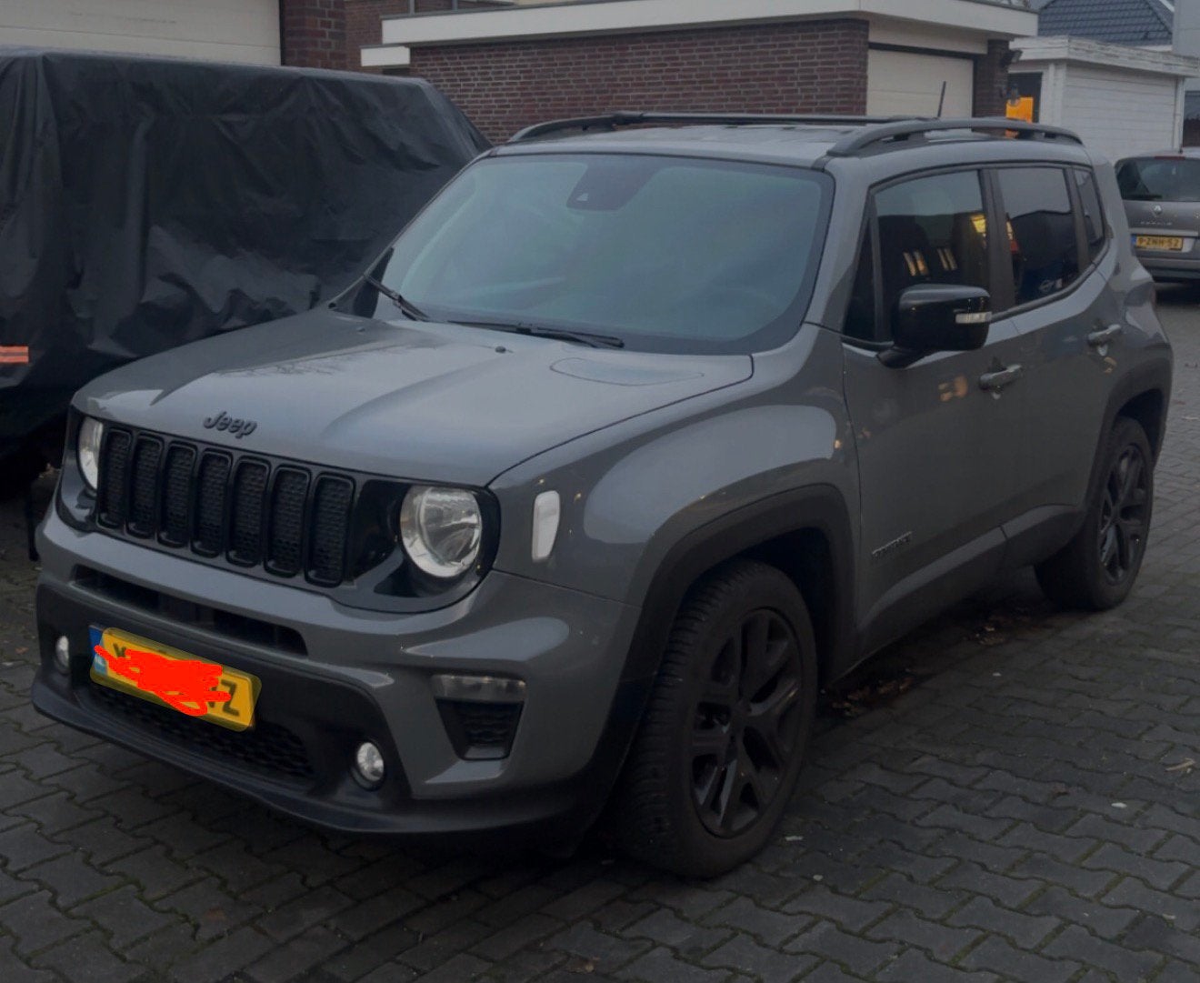 Prachtige Jeep Renegade 2022 NARDO GREY Grijs/zwart, Voorwielaandrijving, 1250 kg, 1295 kg, Handgeschakeld