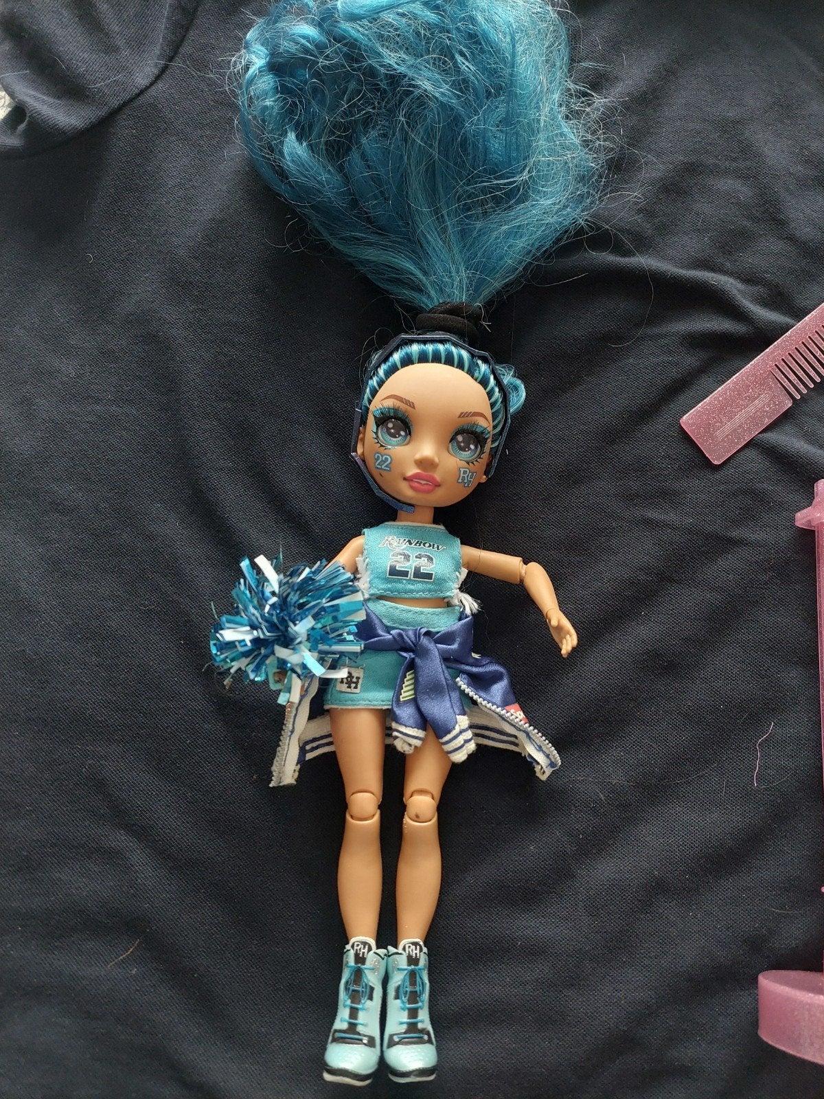 Rainbow High Cheer Doll Skyler Bradshaw - Blauw, Ophalen, Gebruikt, Overige typen
