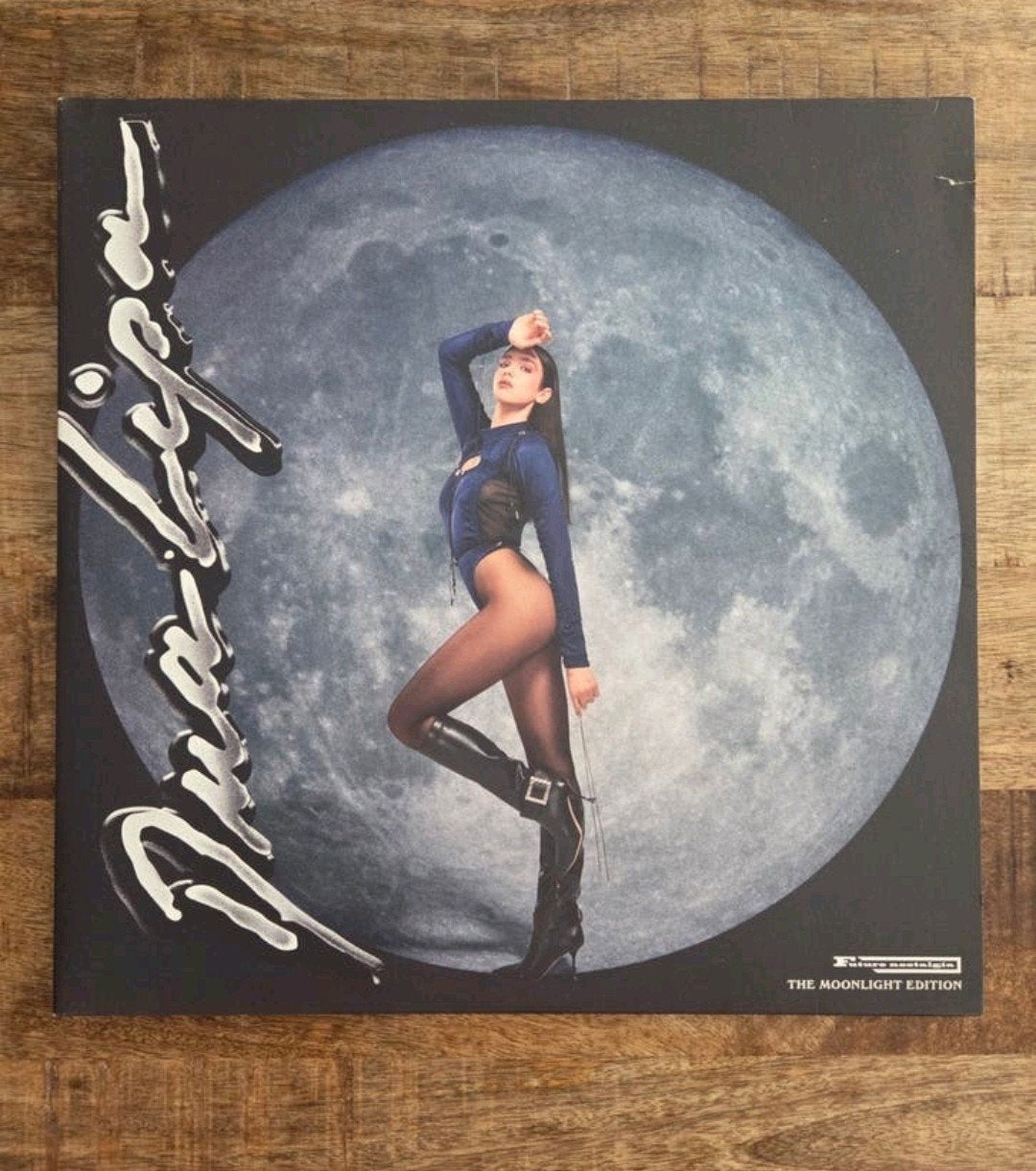 Dubbel lp dua lipa future nostalgia the moonlight edition, Cd's en Dvd's, Vinyl | Pop, Ophalen of Verzenden, Zo goed als nieuw