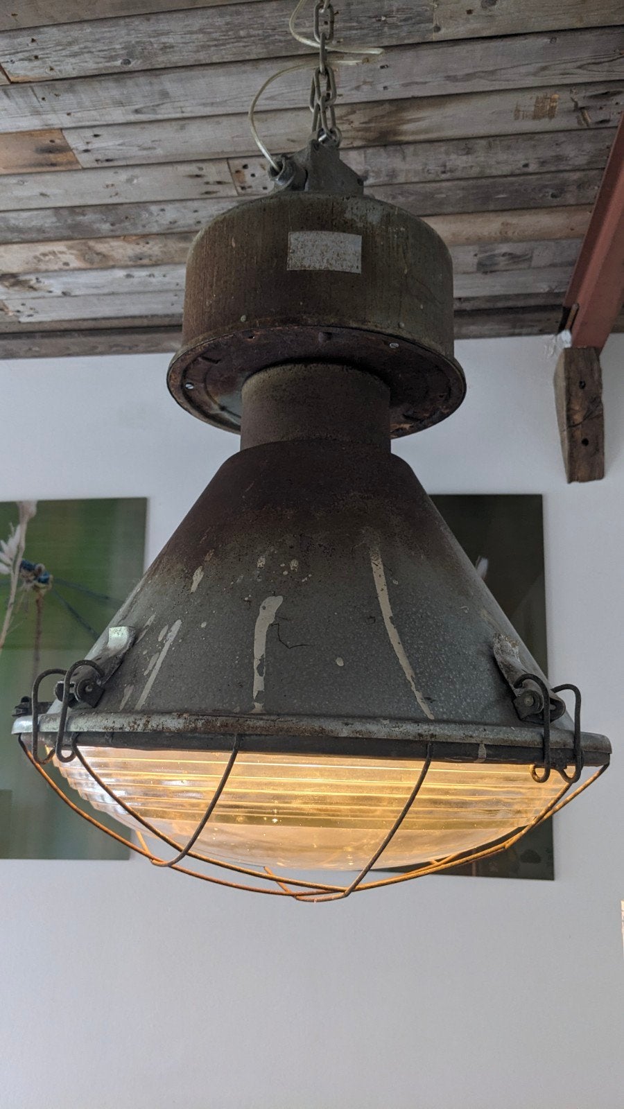 Industriële Hanglamp - Vintage Fabriekslamp, Ophalen