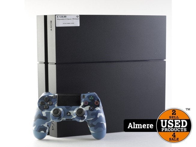 Playstation 4 Classic 1TB Zwart
