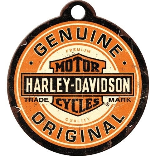Harley Davidson Genuine reclame sleutelhanger keychain, Ophalen of Verzenden, Nieuw, Auto's