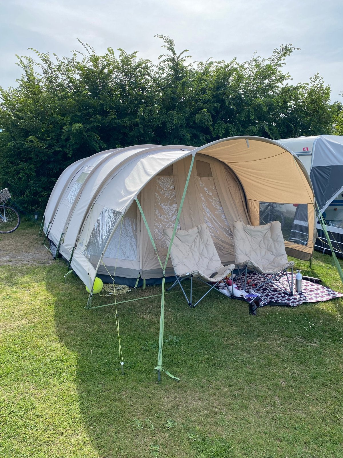 Nomad Porch Bantu IV Air tunneltent - gebruik maar netjes, Ophalen, Zo goed als nieuw, Tot en met 4
