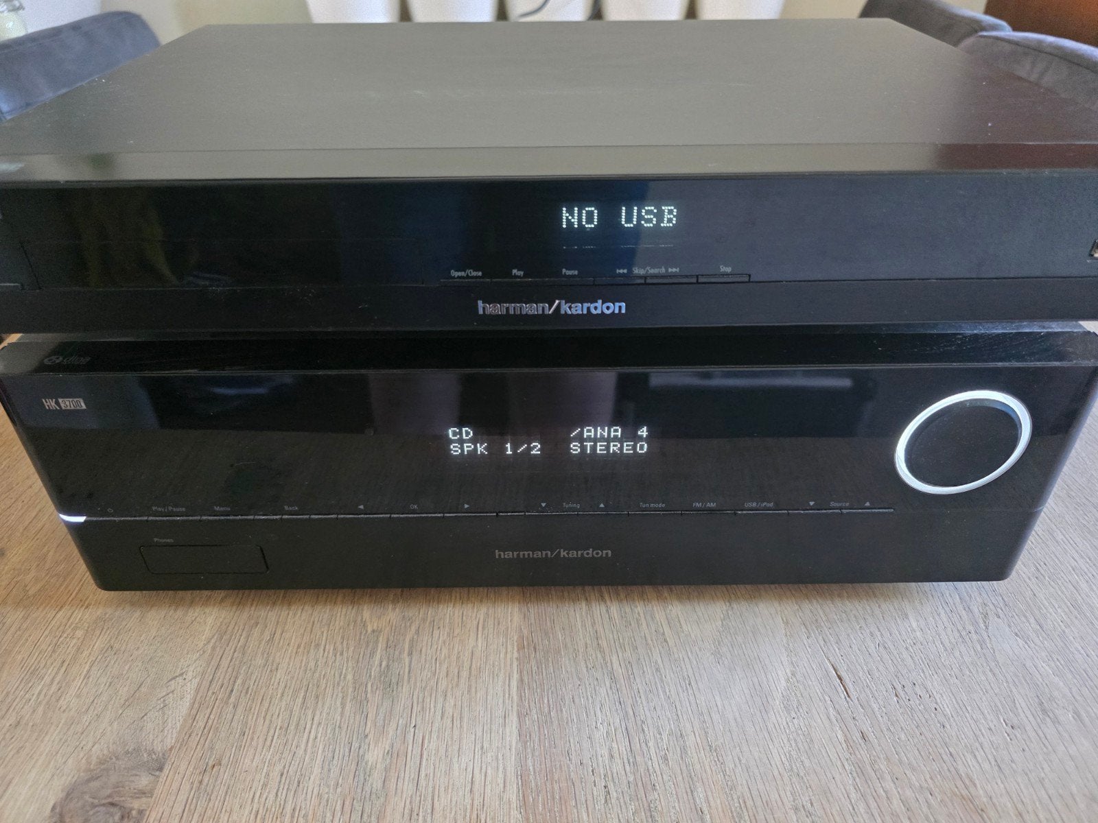 Harman Kardon HD 3700 CD-speler en HK 3700 receiver, Ophalen, Gebruikt, Cd-speler, Overige merken