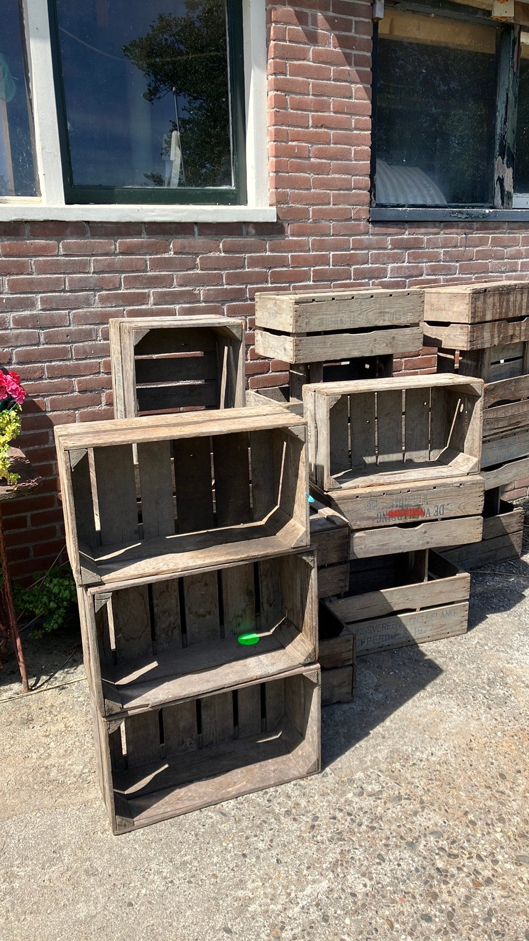 10 veilingkisten kisten  blokker wogum Grootebroek, Huis en Inrichting, Ophalen, Gebruikt, 50 tot 75 cm
