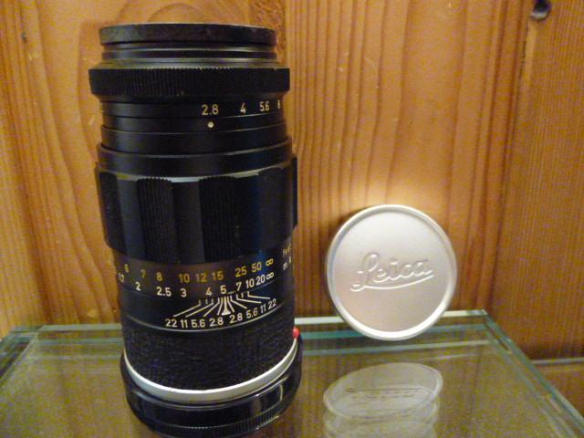 Leica-M Elmar 90mm 2.8 lichtsterk objectief / Zwart., Ophalen, Zo goed als nieuw, Telelens