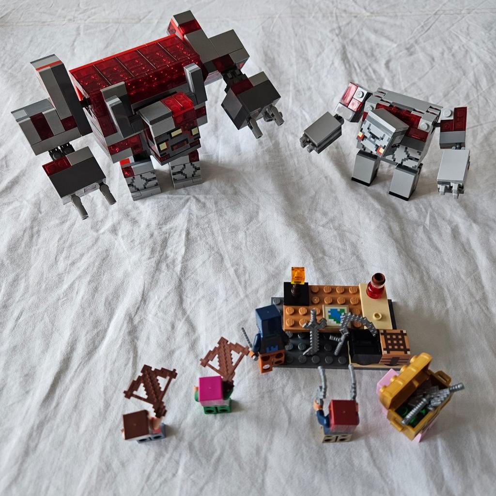Lego minecraft dungeons redstone golem 21163, Gebruikt, Minecraft, Lego, Ophalen of Verzenden