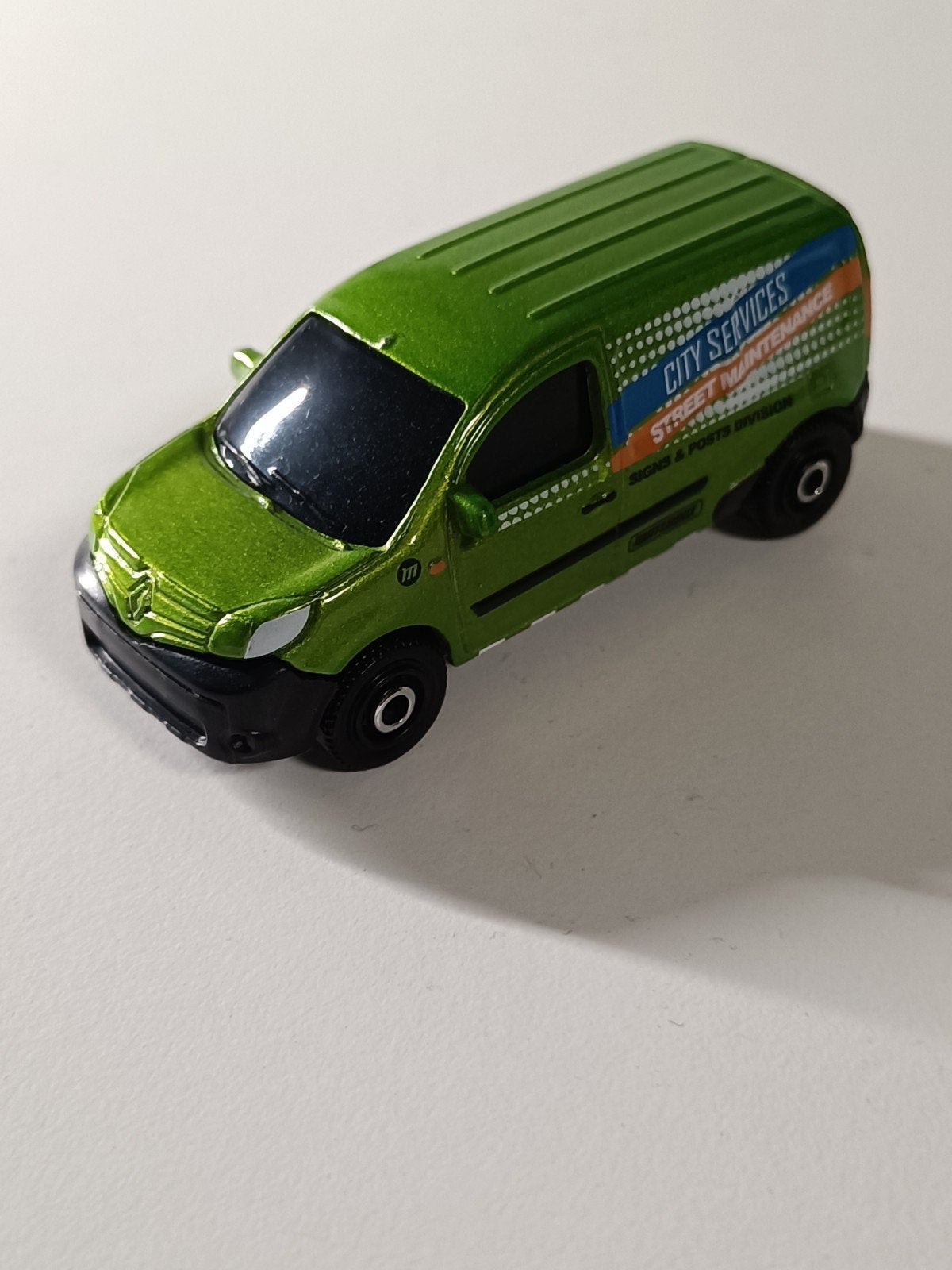 Matchbox Renault Kangoo City Services - Groen, Ophalen of Verzenden, Zo goed als nieuw, Overige typen