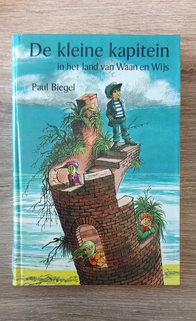 Vintage boek De kleine Kapitein in het land van waan en wijs, Ophalen of Verzenden, Gelezen, Fictie algemeen
