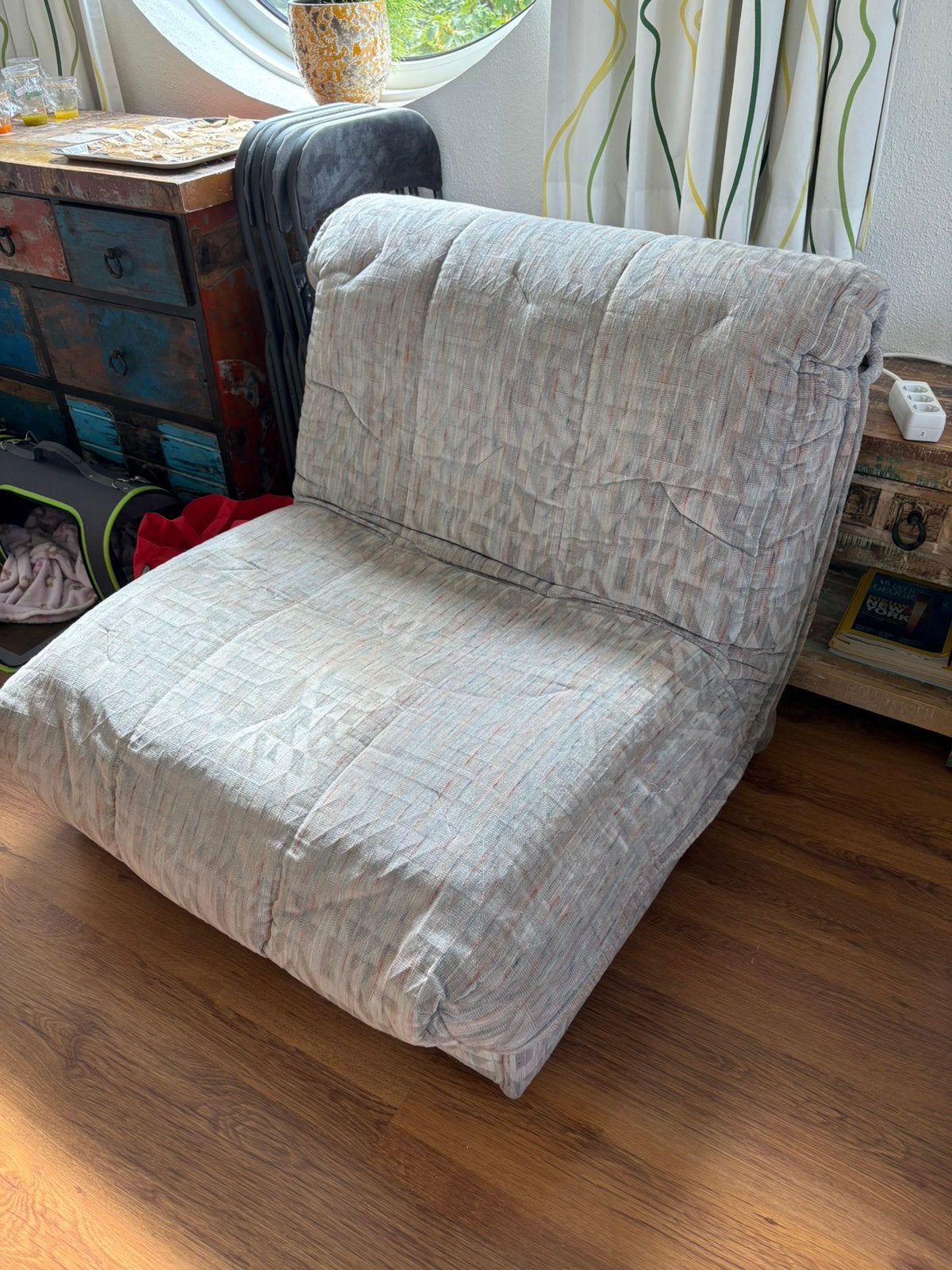 Mooie weinig gebruikte eenpersoons slaapbank, Ophalen, Gebruikt, 90 cm, Eenpersoons