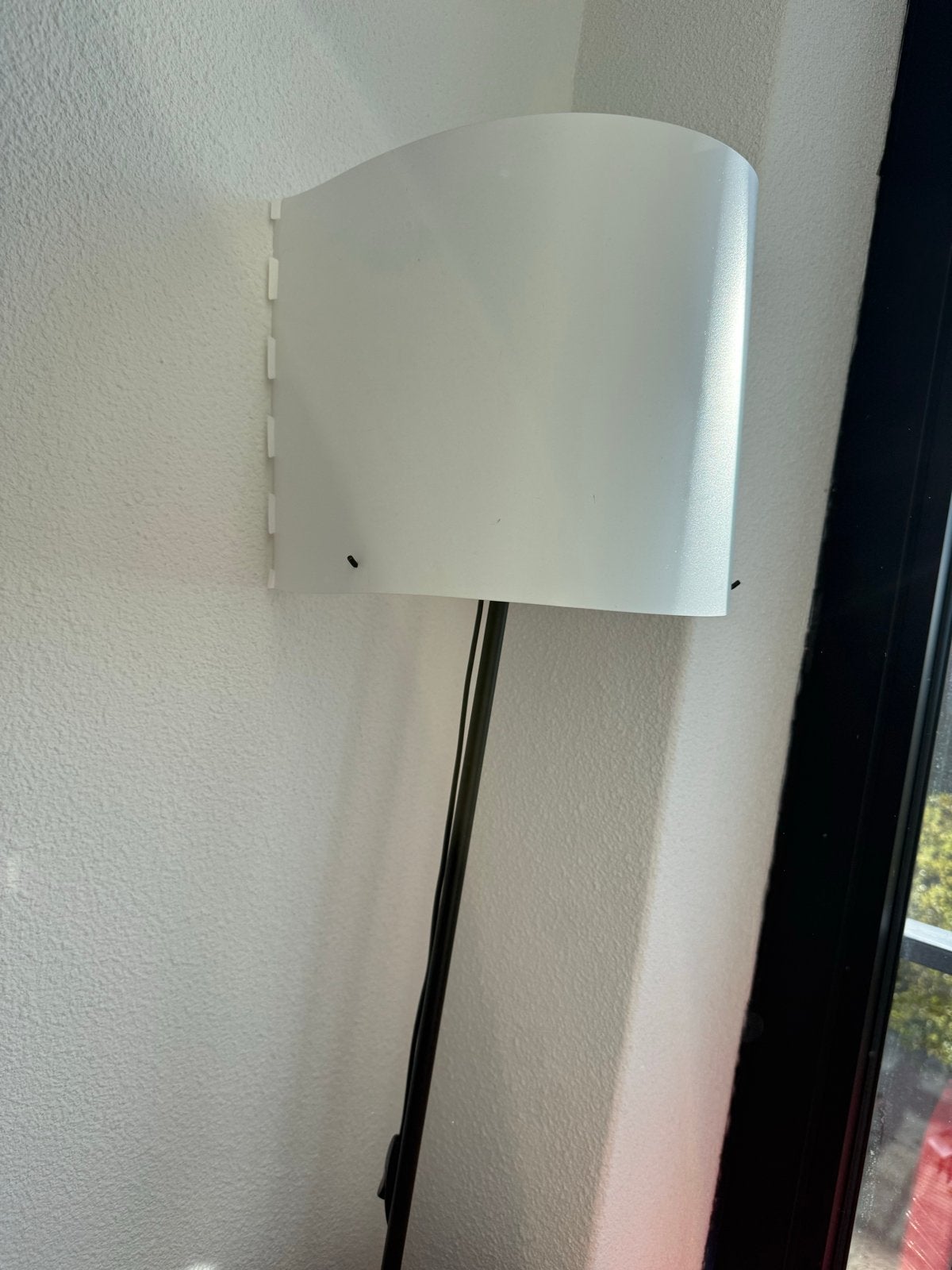 IKEA staande lamp met verlichting, Ophalen, Gebruikt, E27 (groot), Metaal