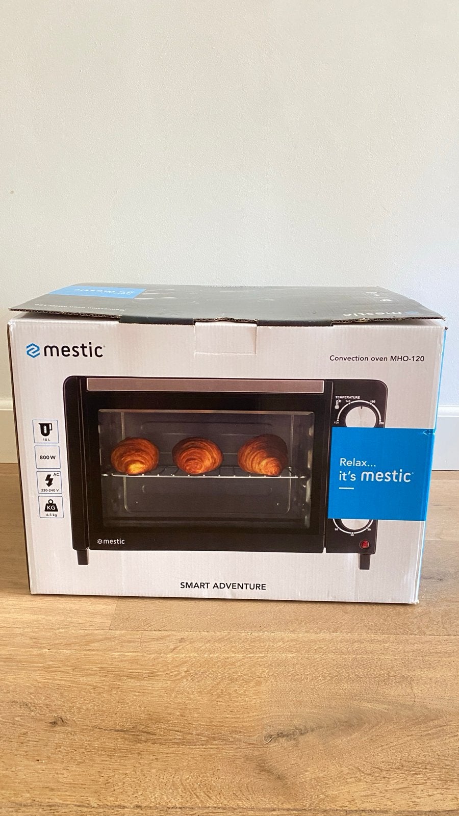 Mestic MHO-120 Heteluchtoven voor camping ZGAN, Caravans en Kamperen, Ophalen of Verzenden, Zo goed als nieuw