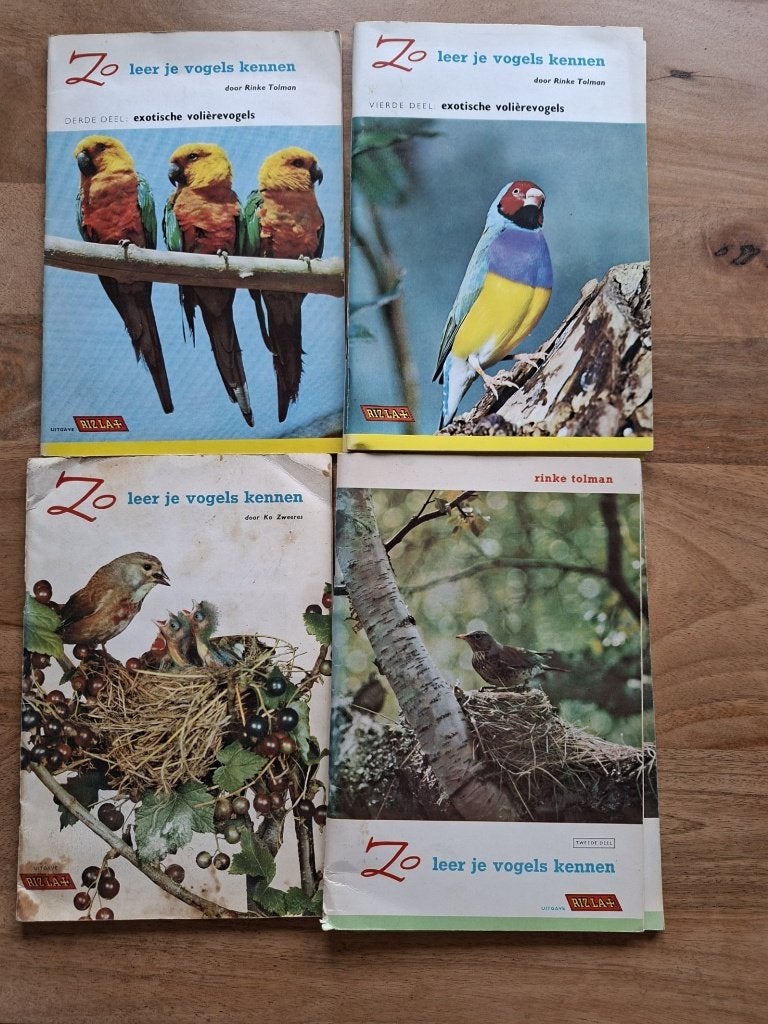 vintage plaatjes album vogels, Boeken, Prentenboeken en Plaatjesalbums, Verzenden, Gelezen, Rinke tolman, Plaatjesalbum