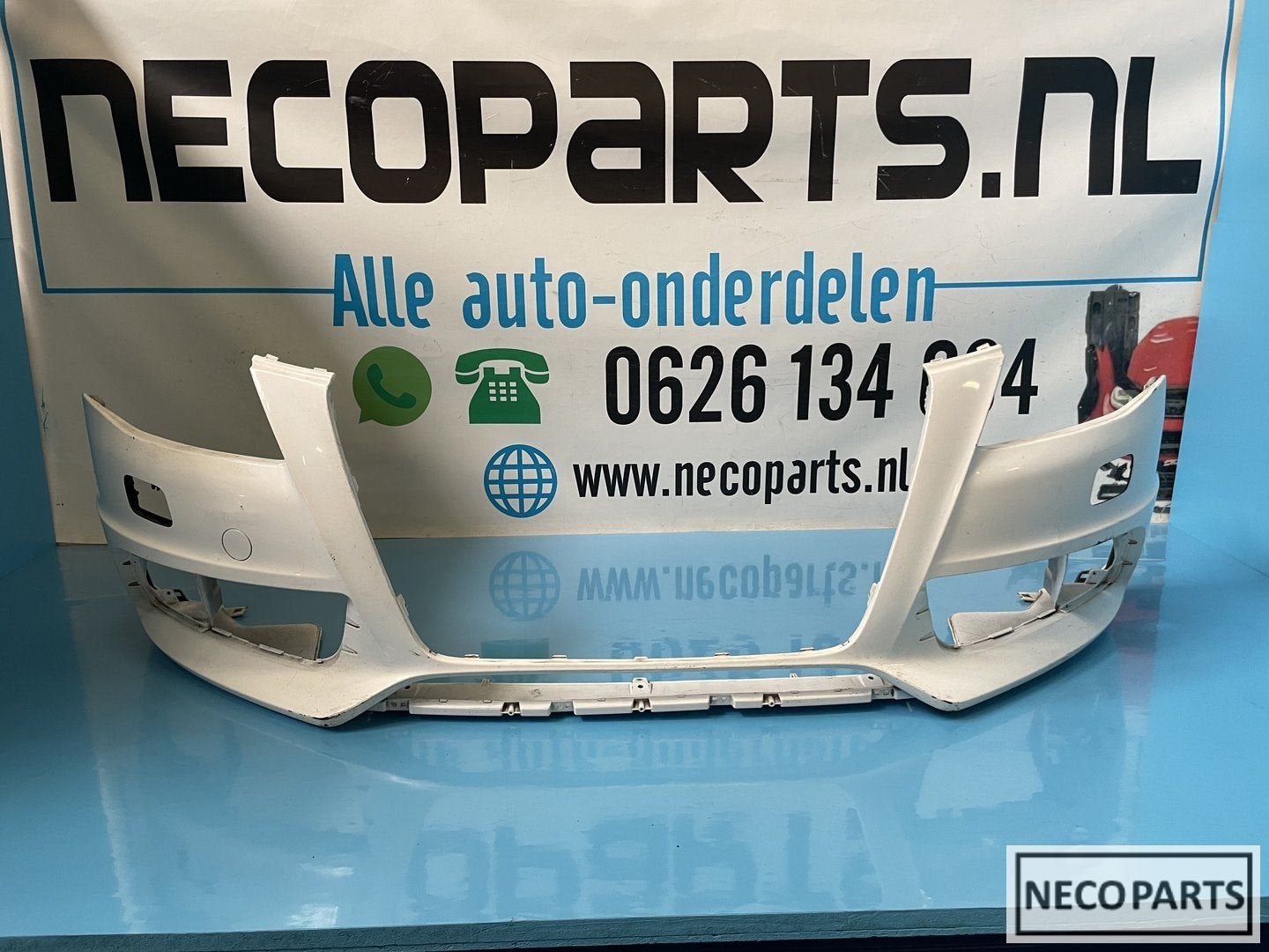 AUDI A4 B8 8K S LINE BUMPER VOORBUMPER ALLES LEVERBAAR !!!, Gebruikt, -, -, Spatbord