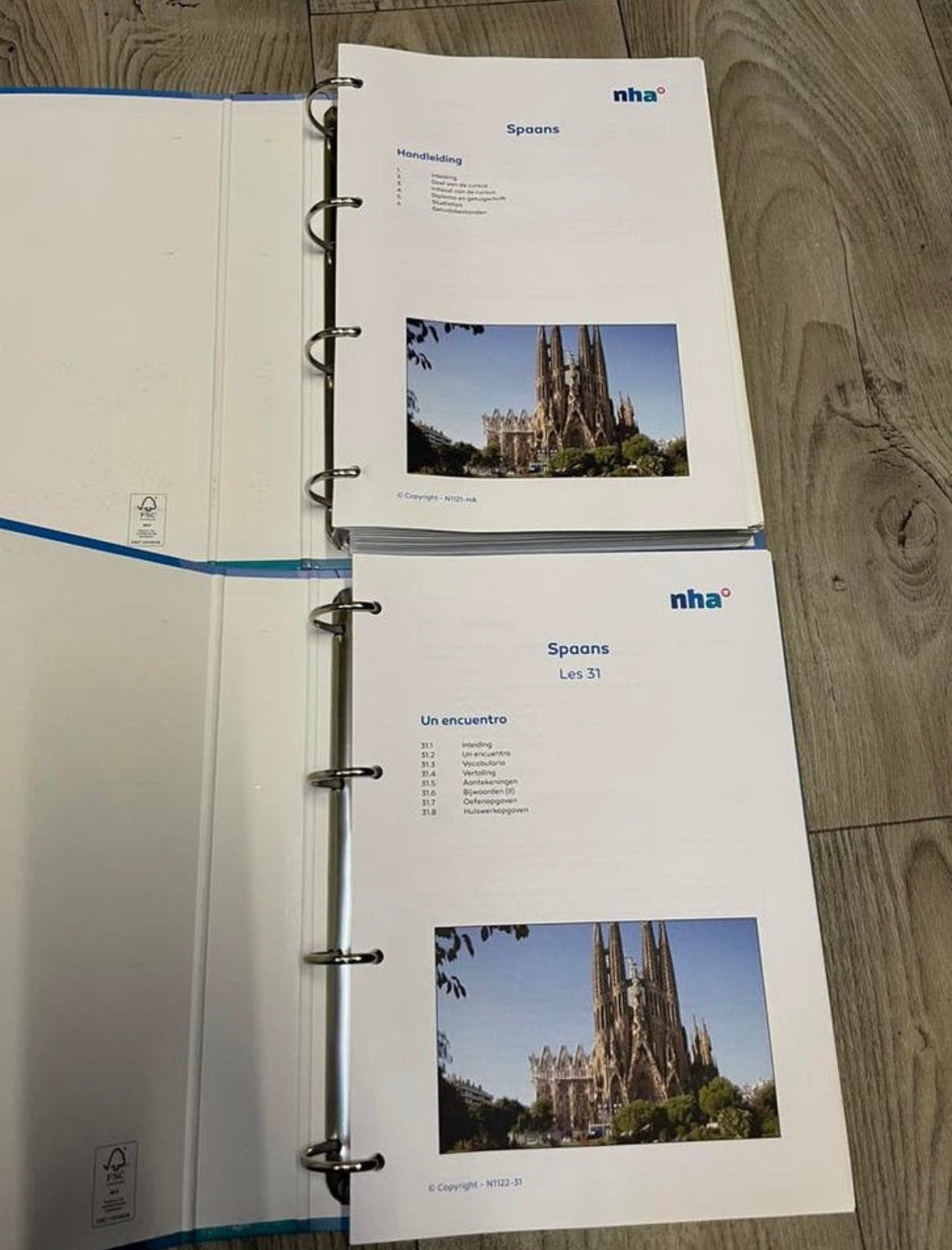 NHA cursus Spaans voor beginners + gevorderden, Ophalen, Zo goed als nieuw, Boek