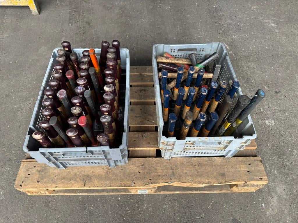 Grote partij moker hamer vuistje 79 stuks tot 2kg, Doe-het-zelf en Verbouw, Gereedschap | Handgereedschap, Ophalen, Nn, Gebruikt