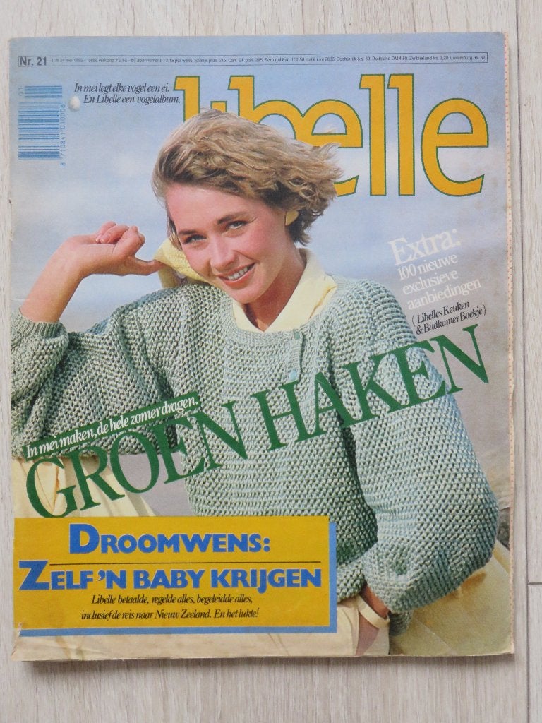 VINTAGE LIBELLE 1985, Ophalen of Verzenden, Nieuw, Breien, Patroon of Boek