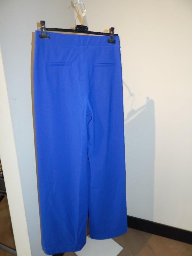 Studio Anneloes dikkere travel stof broek vorstelijk blauwSM, Studio Anneloes, Zo goed als nieuw, Maat 36 (S), Lang