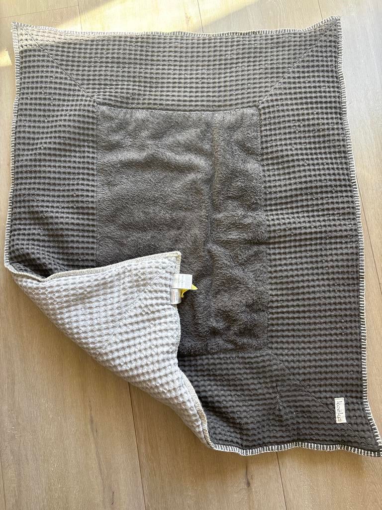 Koeka wafel boxkleed  75x95cm - grijs, Ophalen of Verzenden, Gebruikt, Rechthoekig, Boxkleed