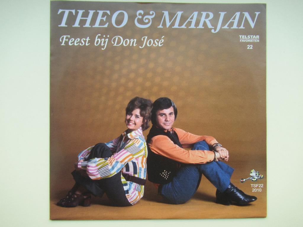 THEO & MARJAN # FEEST BIJ DON JOSÉ /ALS JIJ NIET VAN DIE, Cd's en Dvd's, 2010 - 2019, 7 inch, Ophalen of Verzenden, Fotohoes