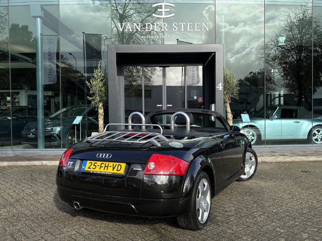 Audi TT Roadster 1.8 5V Turbo quattro NL Auto | 100% kloppen, TT, Zwart, 4 cilinders, Cabriolet