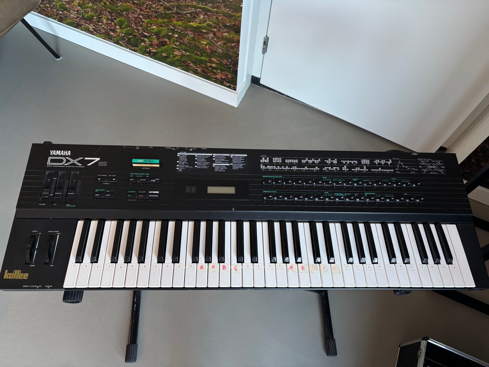 Yamaha DX7s Synthesizer uit 1987 met koffer en MIDI, Ophalen, Yamaha, Met koffer of flightcase, 61 toetsen