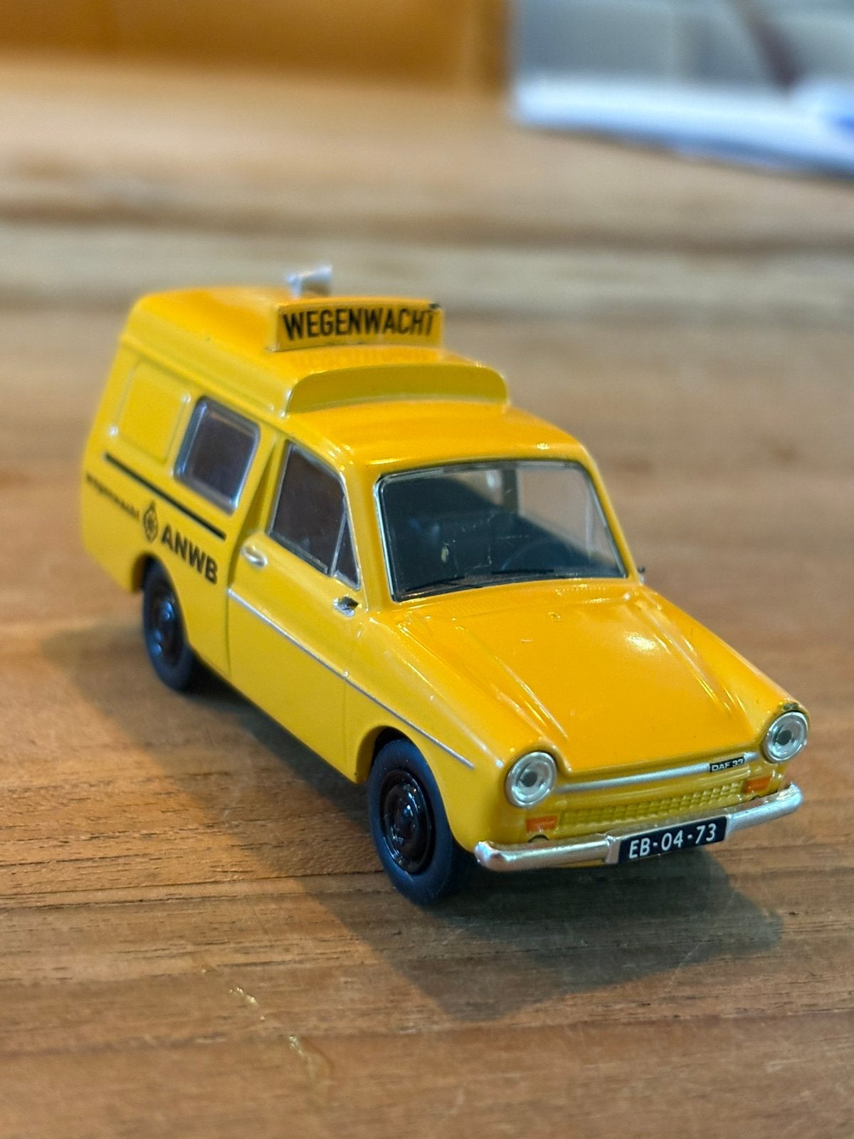 DAF 33 bestelauto ANWB Wegenwacht, TemaToys/WSI 1:43, Ophalen of Verzenden, Gebruikt, Auto