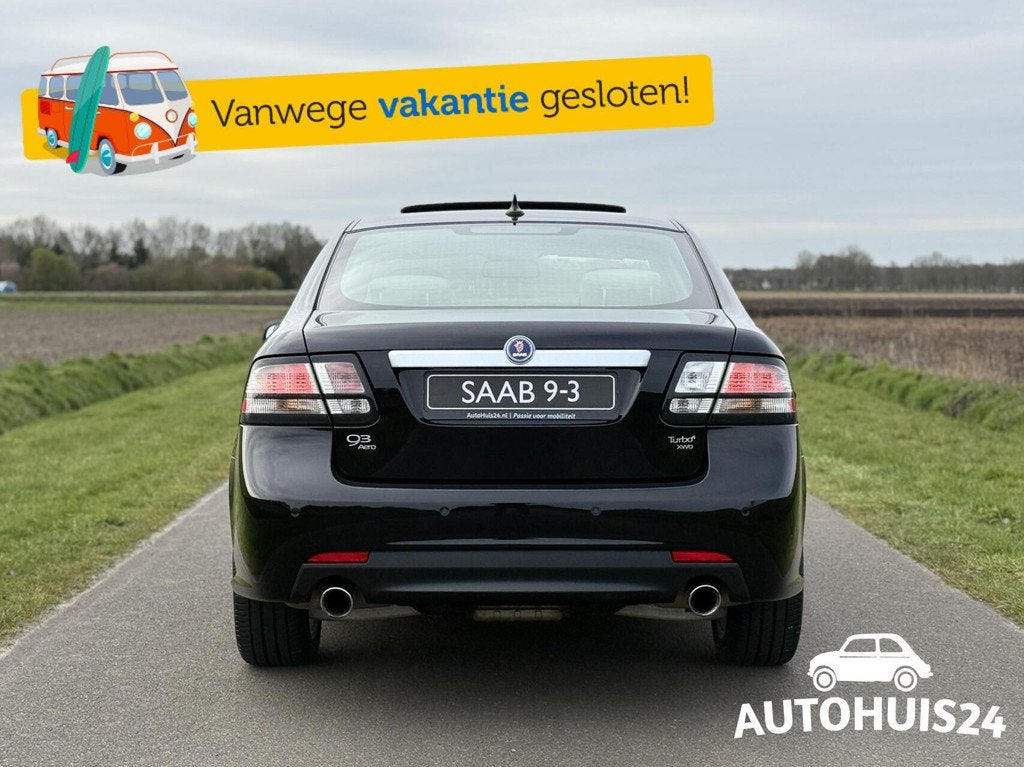 Saab 9-3 Sport Sedan 2.0 T 210pk Aero XWD Exklusiv bj2011, Auto's, Saab, Automaat, Gebruikt, Beige, 4 cilinders