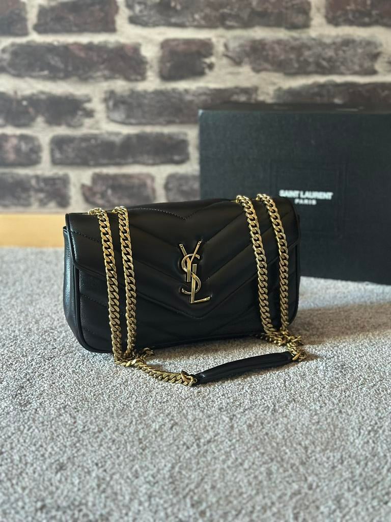 ORIGINEEL Yves Saint Laurent LouLou | In zeer goede staat!, Ophalen of Verzenden, Zo goed als nieuw, Zwart, Handtas