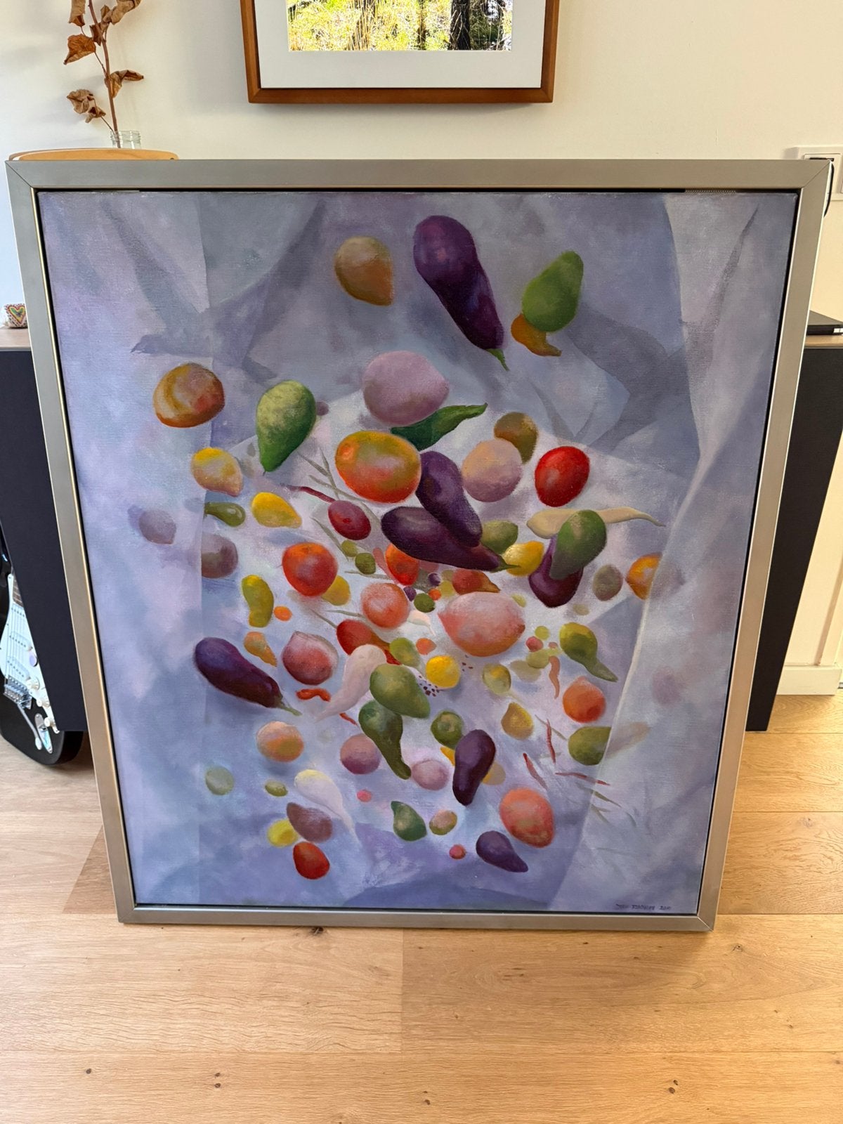 Kleurrijk schilderij van Joop Rooijers – 2010, Antiek en Kunst, Ophalen, Abstract