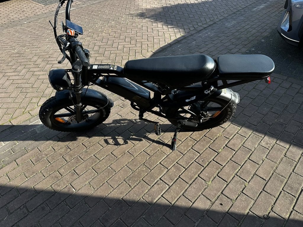 Ouxi V20 Fatbike Zwart - 2023 - Incl. accessoires, Gebruikt, 59 cm of meer, 50 km per accu of meer, Ophalen