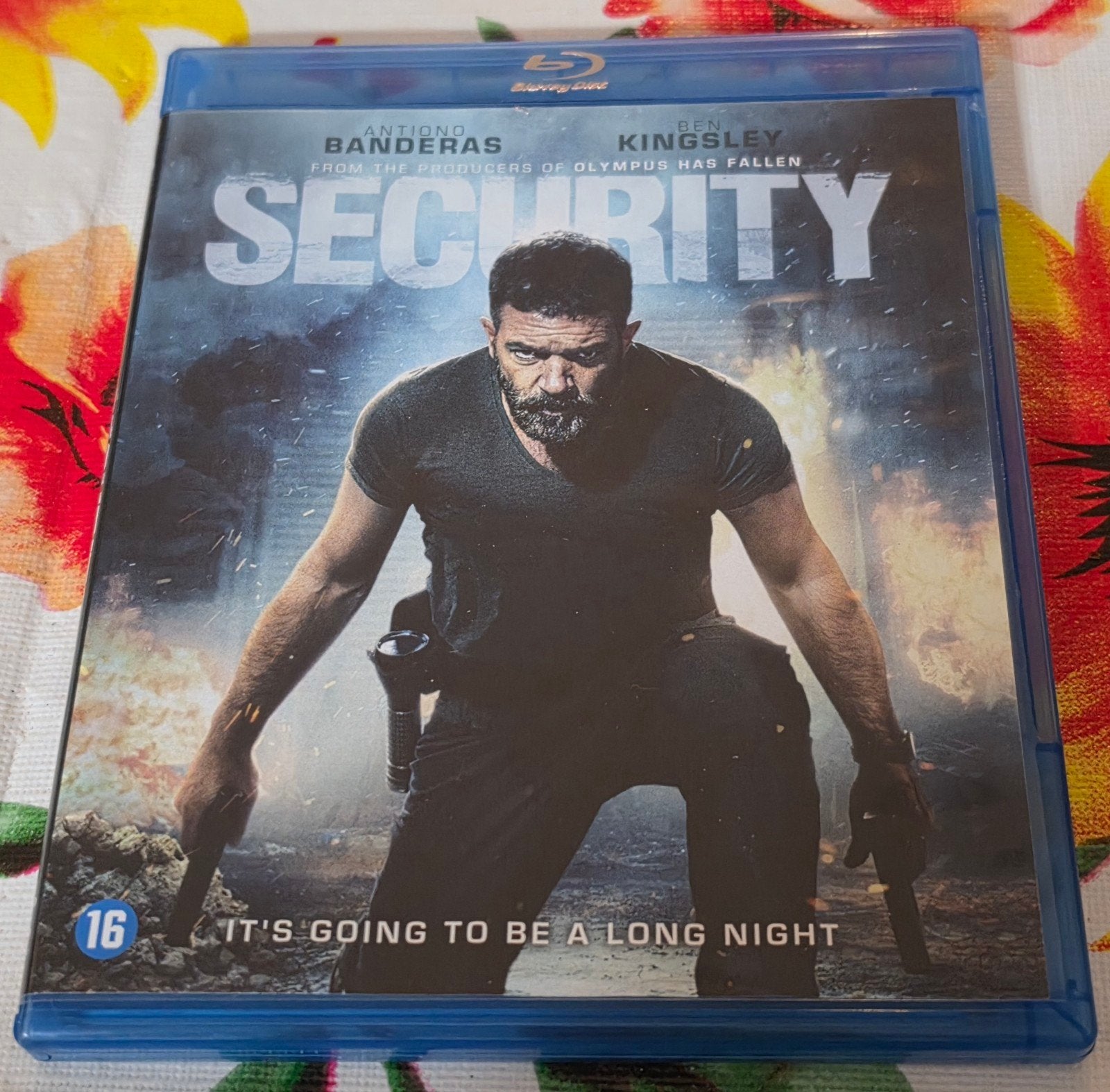 Security Blu-ray met Antonio Banderas en Ben Kingsley, Gebruikt, Vanaf 16 jaar, Film, Actie