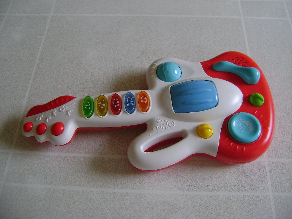 gitaar met licht en geluid van 36lang van addoplays v.a12mnd, Ophalen of Verzenden, Zo goed als nieuw, Elektronica, Met licht