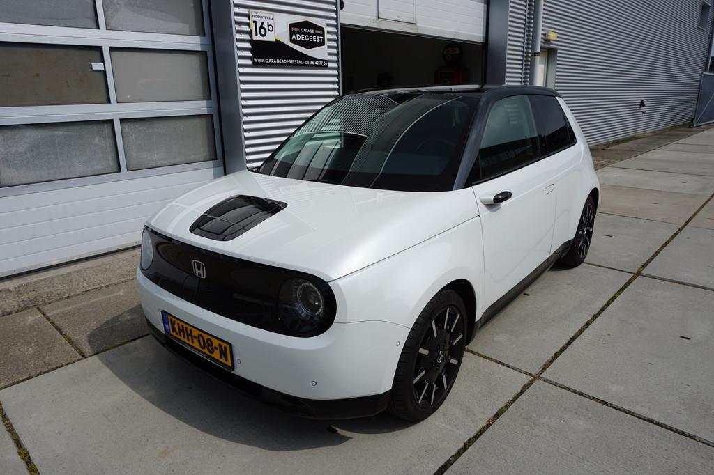 Honda E Advance 17" |Navi|Carplay|PDC V+A|Dodehoek|360 Camer, Gebruikt, 4 stoelen, Wit, Grijs