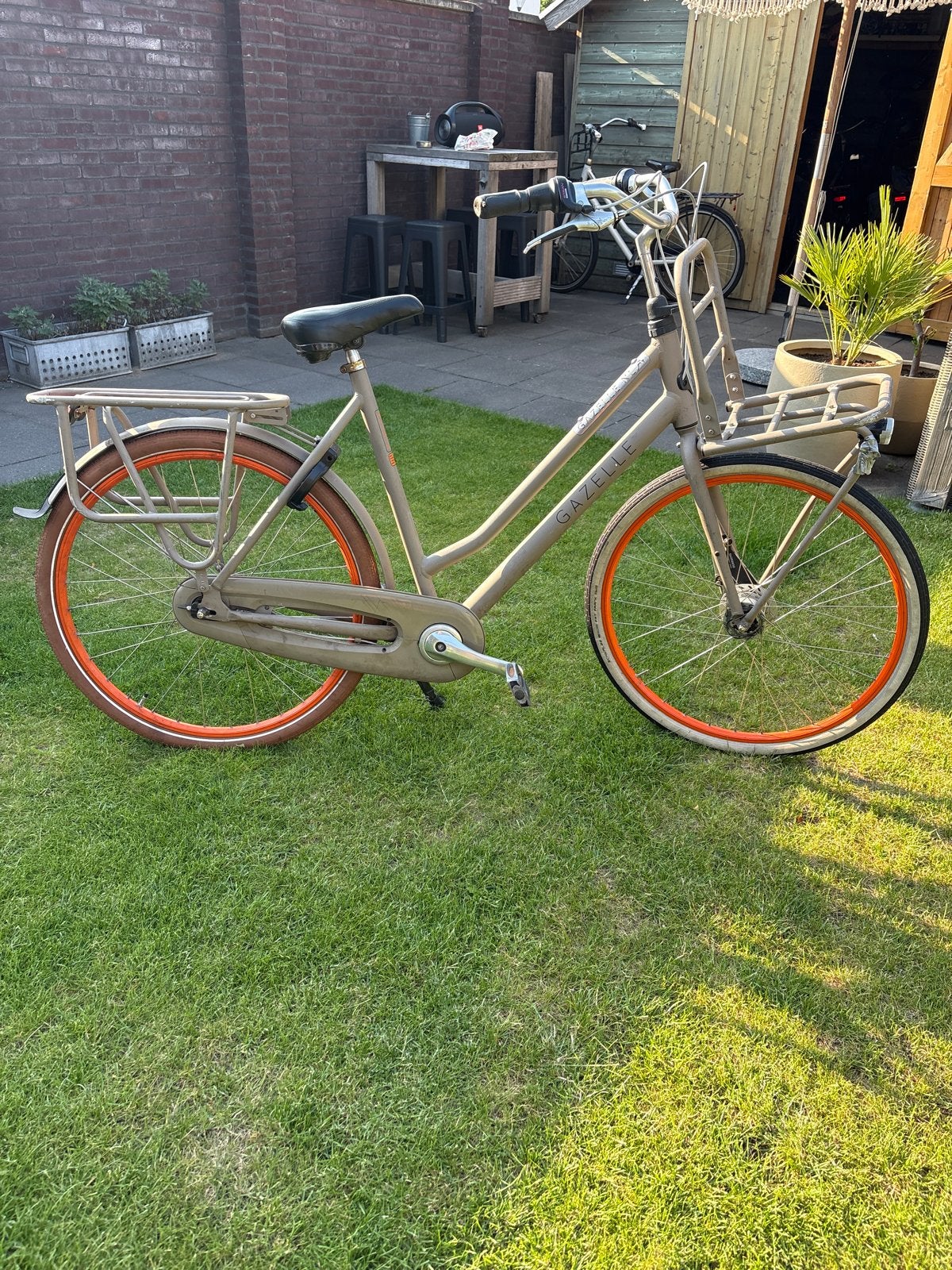 Gazelle NL 7 versnellingen Transportfiets, Fietsen en Brommers, Fietsen | Dames | Damesfietsen, Terugtraprem, Ophalen of Verzenden