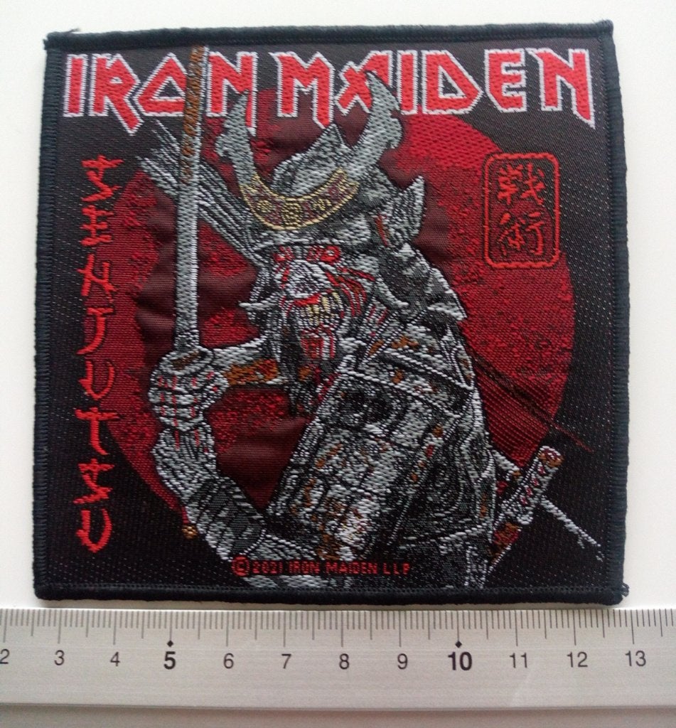 Iron Maiden vrij mooie officiele Senjutsu patch 259, Verzenden, Nieuw, Kleding