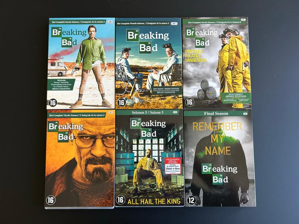 Breaking Bad complete dvd-collectie – alle seizoenen, Vanaf 16 jaar, Ophalen of Verzenden, Zo goed als nieuw, Boxset