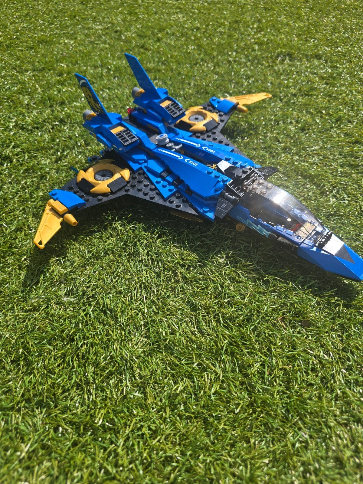 Lego ninjago 70668 vliegtuig, Lego, Zo goed als nieuw, Inclusief minifiguren, Ophalen of Verzenden