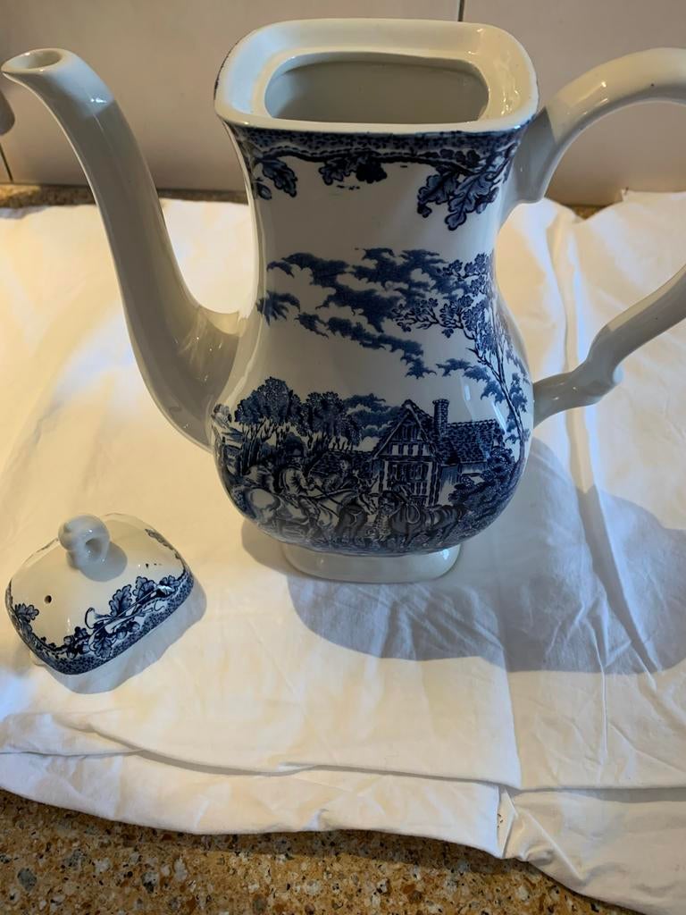 Myott Country Life Koffiepot en Serviesdelen, Ophalen of Verzenden