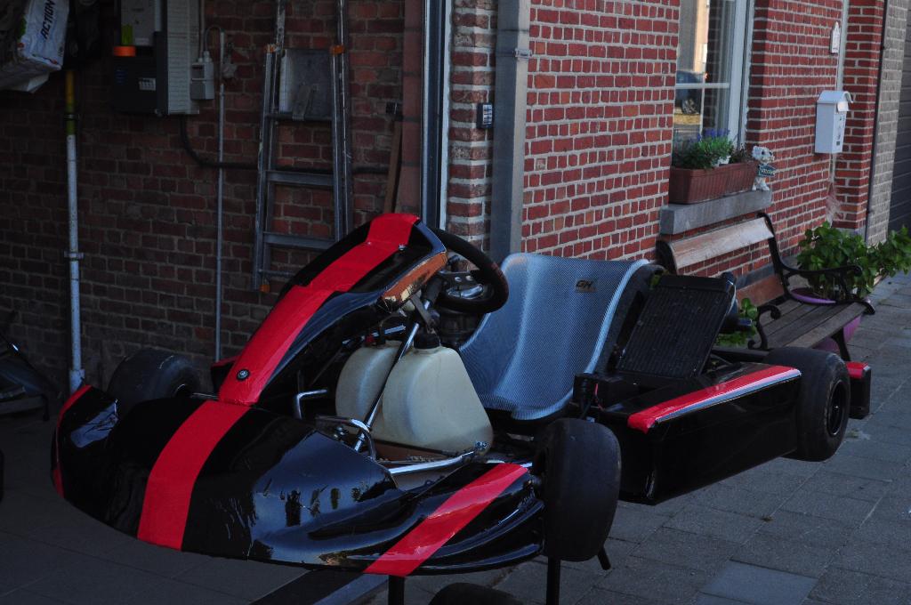 IAME Leopard kart, Ophalen, Gebruikt, Kart